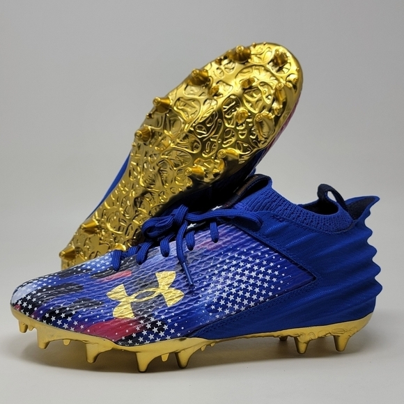 Under Armour Men’s UA Spotlight 4 MC USA Football Cleats 3027307-400 Size 8 New main image 7